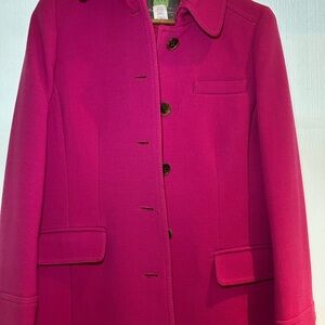 J. Crew double cloth ladies day coat. Thinsulate. Size 8T.